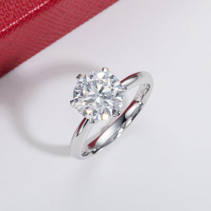 Anel Solitário Brilhante Moissanite - Loratta