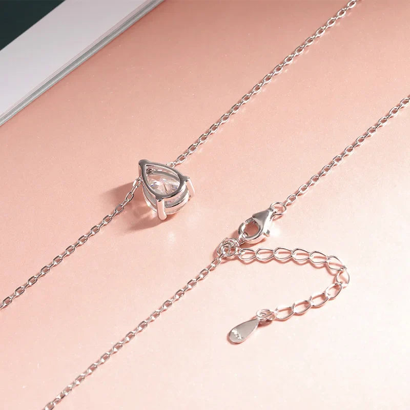 Lumina Moissanite Gold Plated Necklace