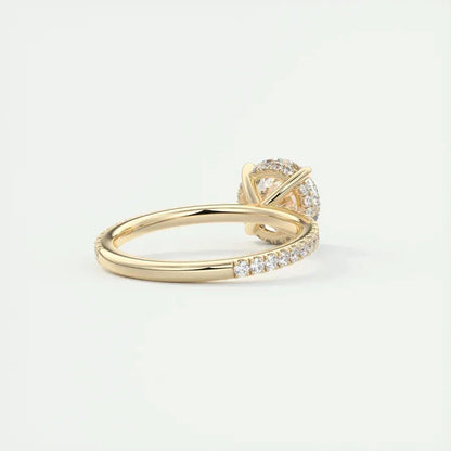 Moissanite Crown of Light Ring