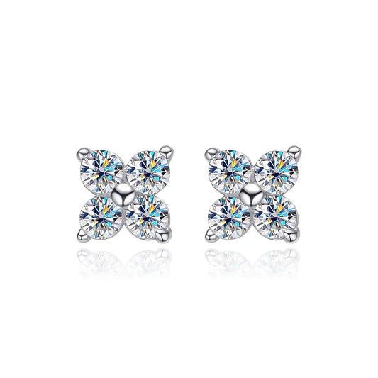 Brinco 4 Pedras Moissanite - Loratta