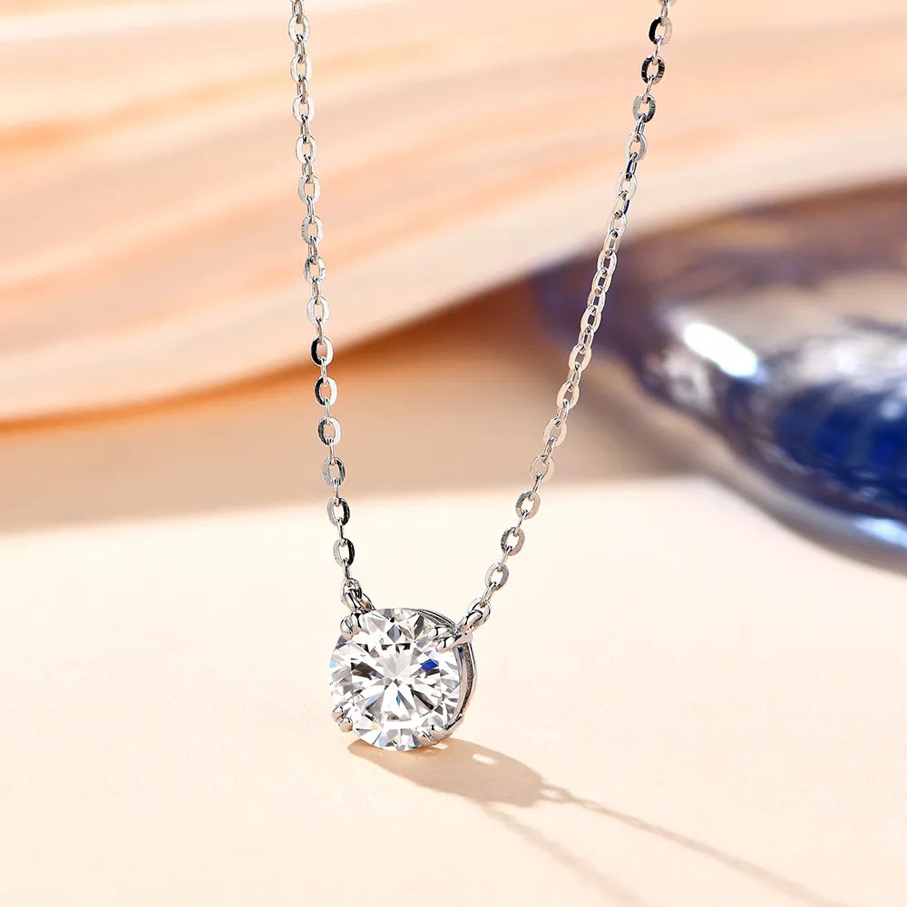Colar Alma Brilhante Moissanite Banhado à Ouro 18k - Loratta