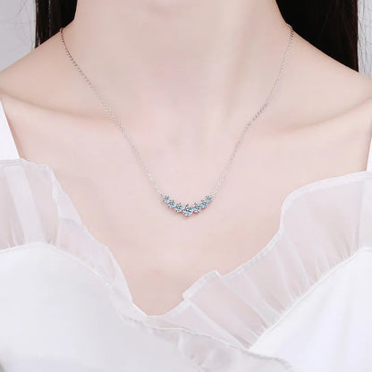 Stellar Glow Moissanite Gold Plated Necklace
