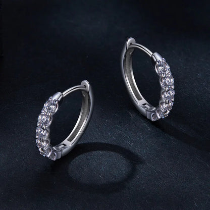 Crown of Lights Moissanite Gold Plated Earrings