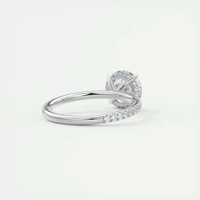 Moissanite Crown of Light Ring