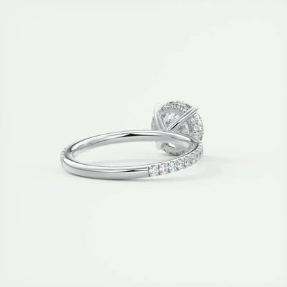 Moissanite Crown of Light Ring