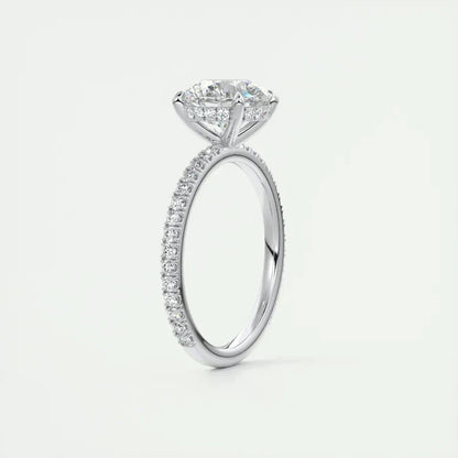 Moissanite Crown of Light Ring