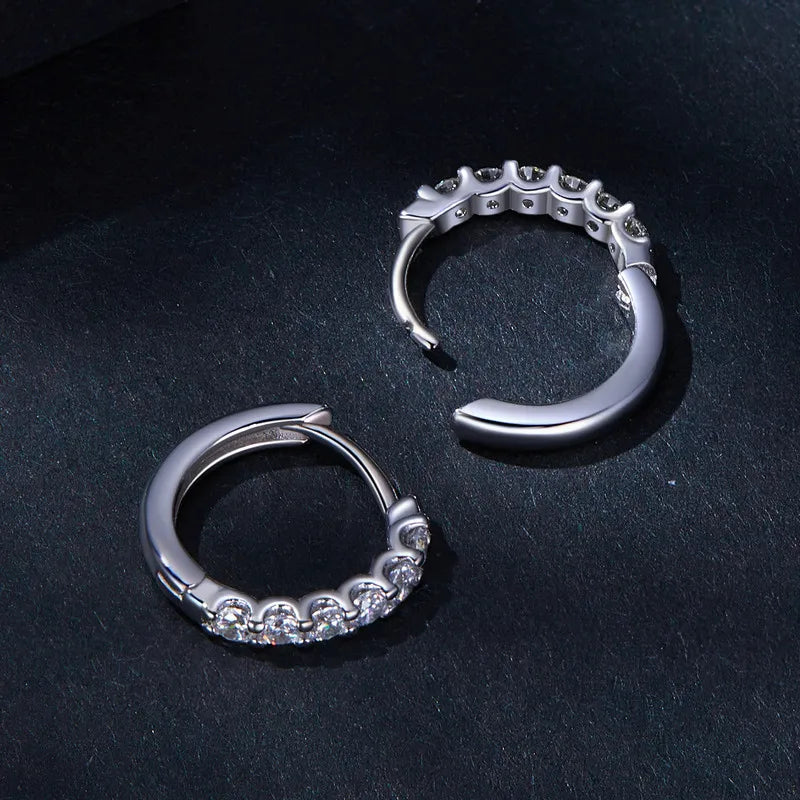 Crown of Lights Moissanite Gold Plated Earrings