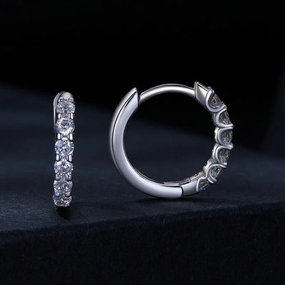Crown of Lights Moissanite Gold Plated Earrings