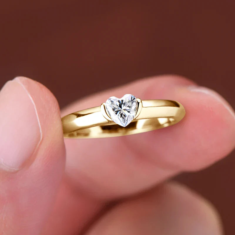 Essence of Love Moissanite Ring