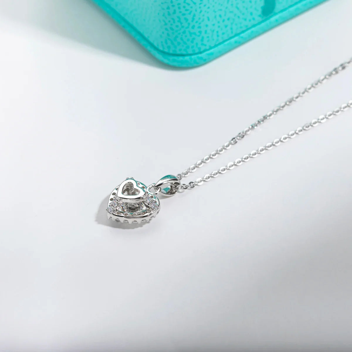Heart Spark Moissanite Gold Plated Necklace
