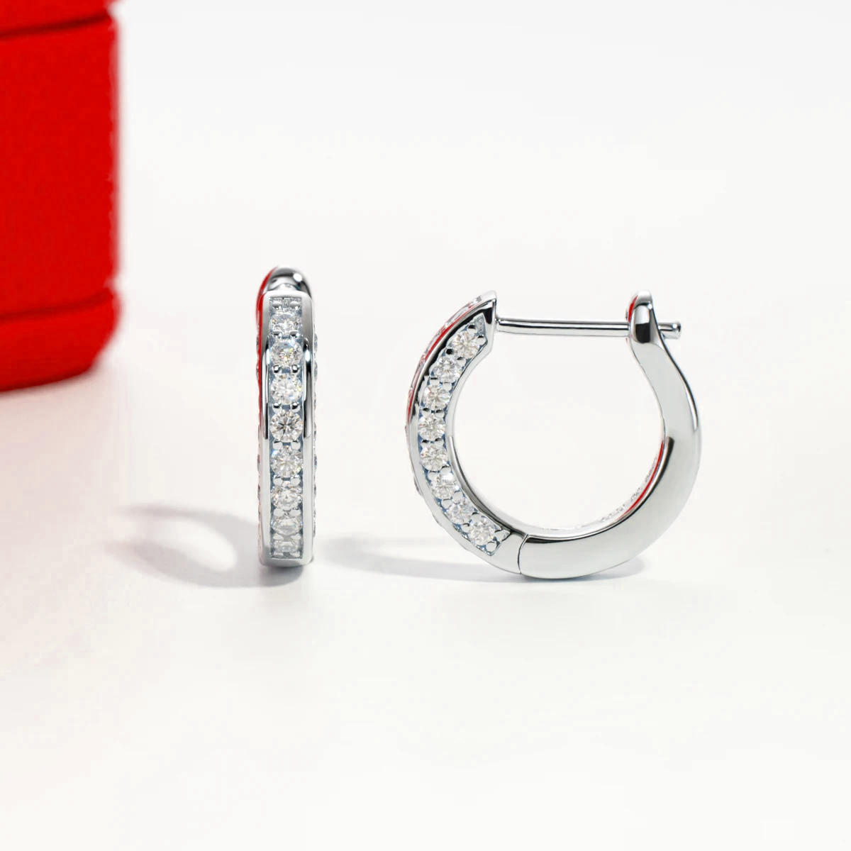 Radiance Moissanite Gold Plated Earrings