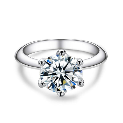 Anel Solitário Brilhante Moissanite - Loratta